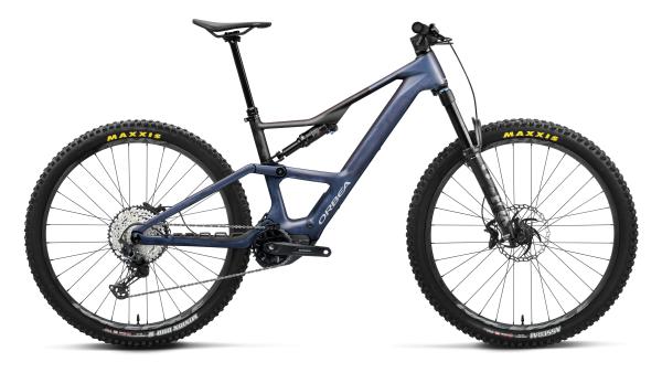 Orbea RISE LT M20 630W S Tanzanite Carbon View - Carbon Raw Matt