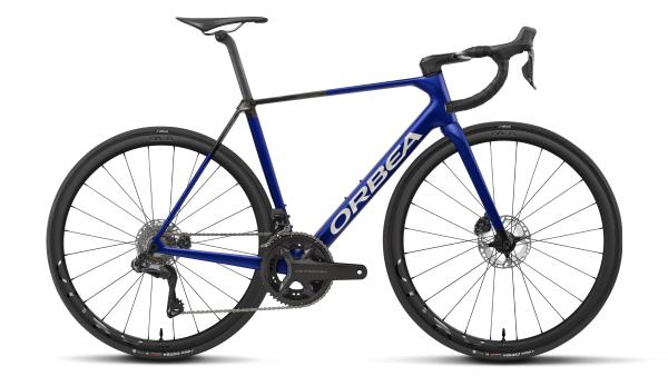 Orbea ORCA M20iTEAM 57 Cobalt Blue - Carbon Raw (Matt)